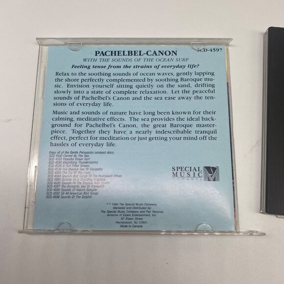 The Sound Of Pachelbel Canon By The Sea Audio CD - Picture 3 of 7